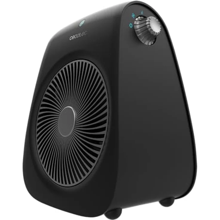 Cecotec ReadyWarm Force Elektroheizung, 2000W Heizlüfter mit einstellbarem Thermostat, 2 Leistungsstufen, 3 Betriebsmodi, Schwarz, für Räume bis 20m² – Bild 1