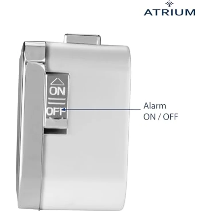 Atrium A530-0 Seniorenwecker, Analog Quarz mit lautlosem Betrieb, großen Zahlen und extra lautem Glockensignal, weiß – Bild 5