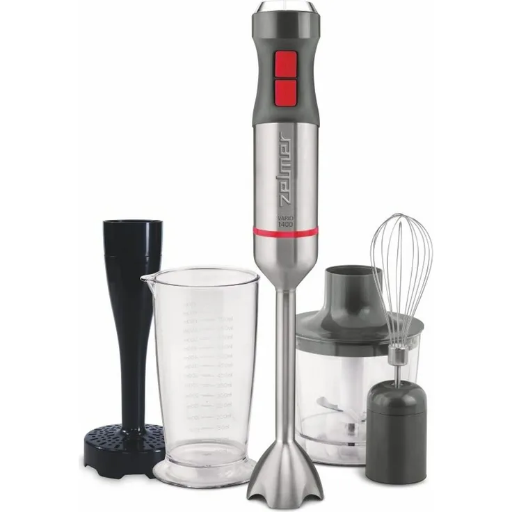 Zelmer ZHB4652 VARIO 0,5 L Stabmixer de 1400 W Grau, Silber