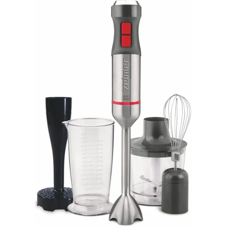 Zelmer ZHB4652 VARIO 0,5 L Stabmixer de 1400 W Grau, Silber