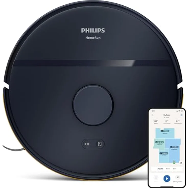 Philips 2000 Series, Staubsauger Roboter mit doppelter Saugleistung, nass und trocken, Blau – Bild 5
