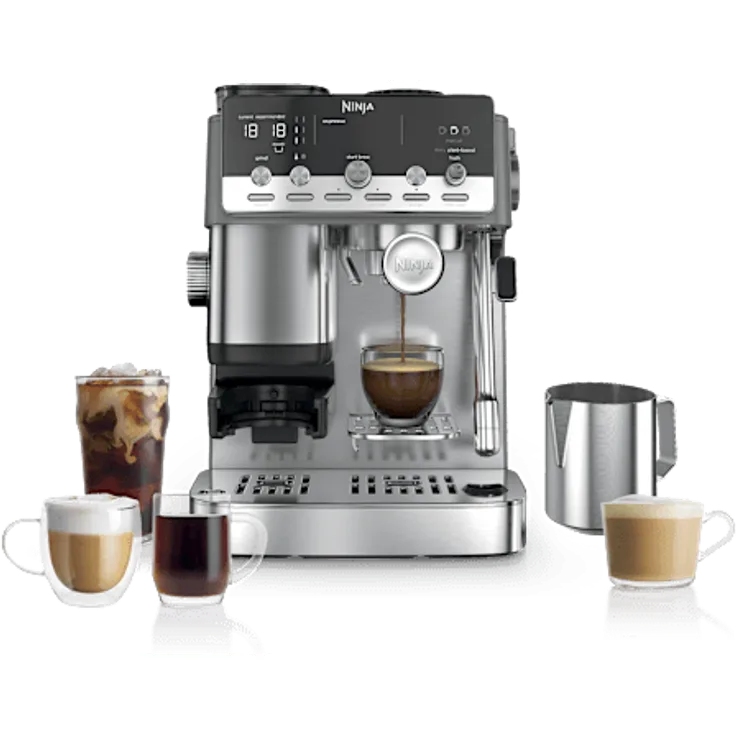 Ninja Luxe Café MINI Plus Kaffeemaschine in Silber | ES352EU | von SharkNinja