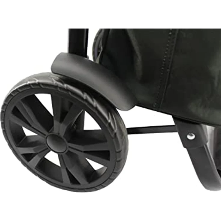 Primaster Einkaufstrolley dunkelgrau Einkaufsroller Einkaufswagen Trolley Roller – Bild 2