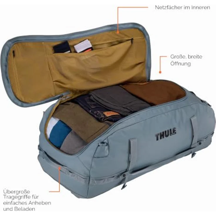 Thule Chasm Weekender Reisetasche, 76.5 cm, 100% Polyester, blau – Bild 4