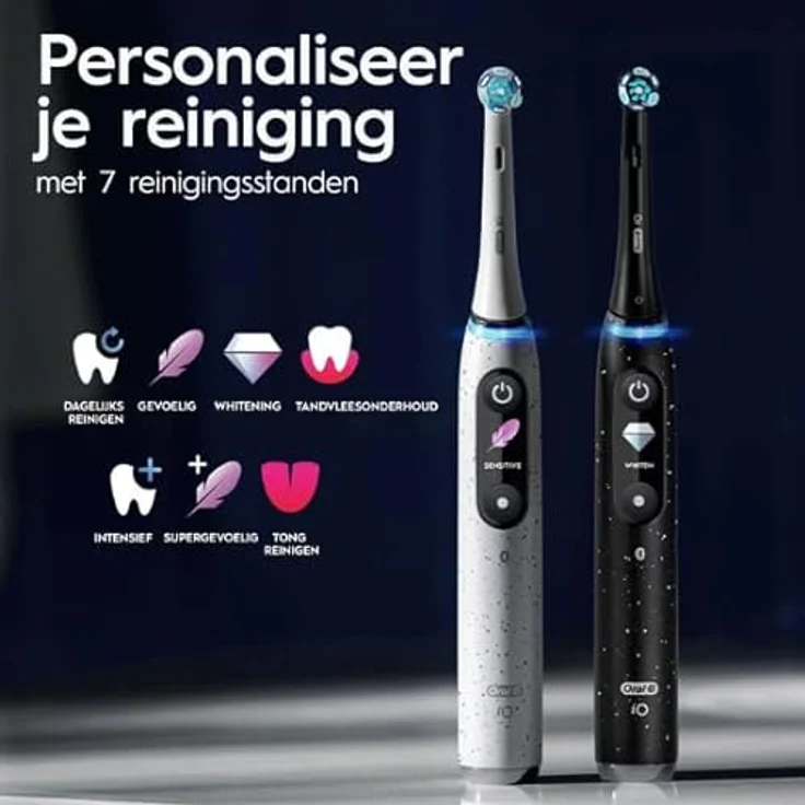 Oral-B iO 10 Special Edition, elektrische Zahnbürste, schwarz, 1 Bürste, 1 Reiseetui Ladegerät – Bild 5