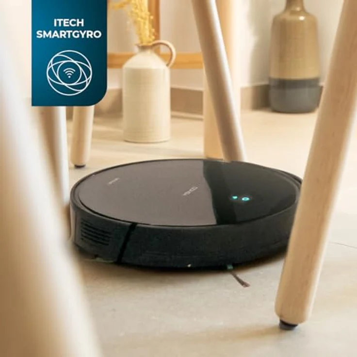 Cecotec Robot-Staubsauger Conga 2499 Ultra Genesis mit Gyroskop-Technologie. Wischt, saugt und kehrt gleichzeitig, 2200 Pa, App, Multifunktionsbürste, Mischbehälter, 3 L, WiFi und Bluetooth. – Bild 3