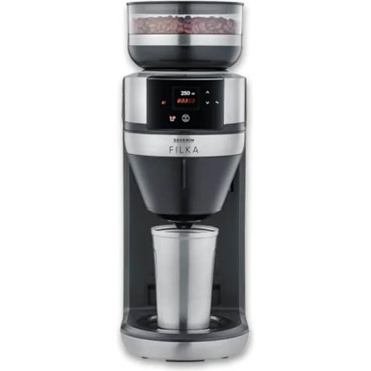 Severin Kaffeemaschine mit Mahlwerk KA 4852 FILKA, 1l Kaffeekanne, Papierfilter 1x4 – Bild 4