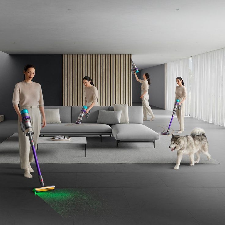 Dyson Gen5detect Absolute, Akku-Hand-und Stielstaubsauger, 752 W Grey/Purple – Bild 2