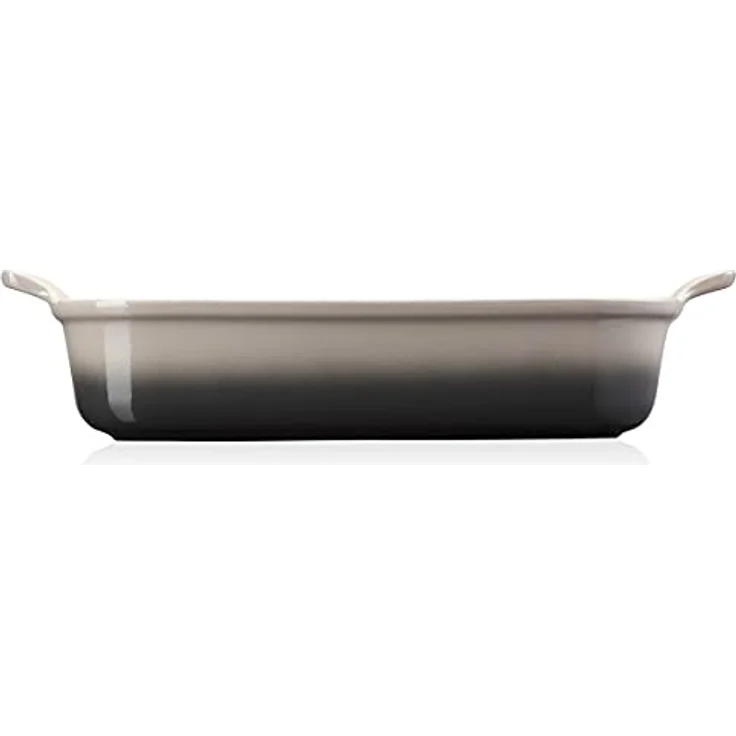 Le Creuset Rechteckige Auflaufform Tradition aus Steinzeug, 32 cm, 2.31 kg, Flint, 71102324440001 – Bild 4