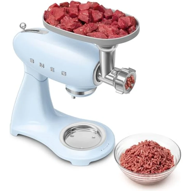 Smeg SMF05PBEU Küchenmaschine mit 4,8 Litern, Direkt-Drive-Motor und 10 Geschwindigkeitsstufen, Pastellblau – Bild 7