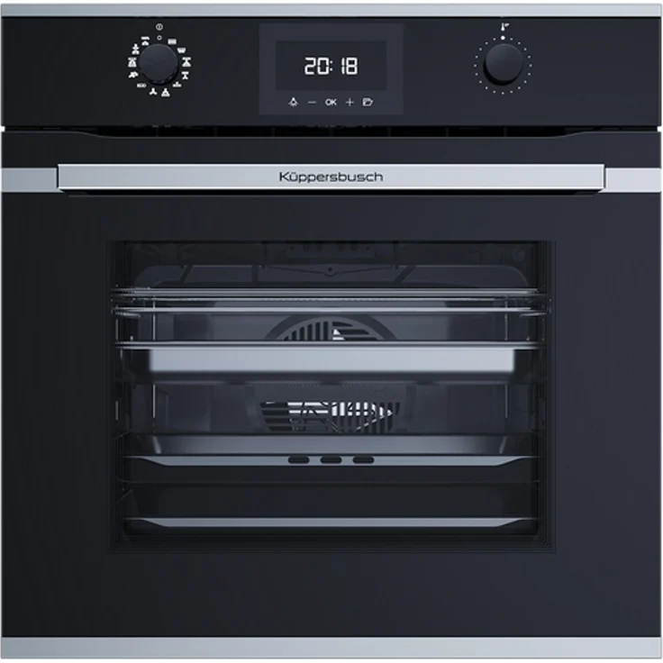 Küppersbusch K-series.3 Ökotherm®-Dampfbackofen BD6340.0S, 70 Liter, LED-Display, 12 Automatikfunktionen, Edelstahl