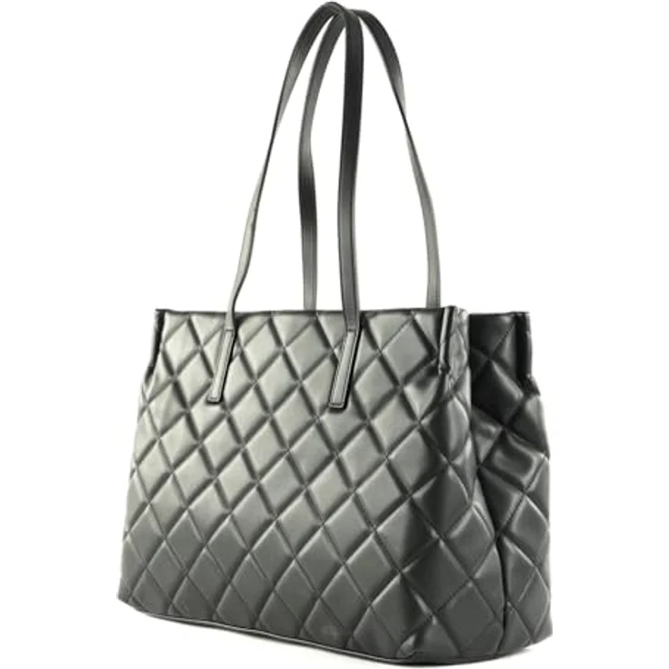 VALENTINO BAGS Shopper OCARINA, Lacklederimitat, Logoschriftzug, NERO – Bild 5