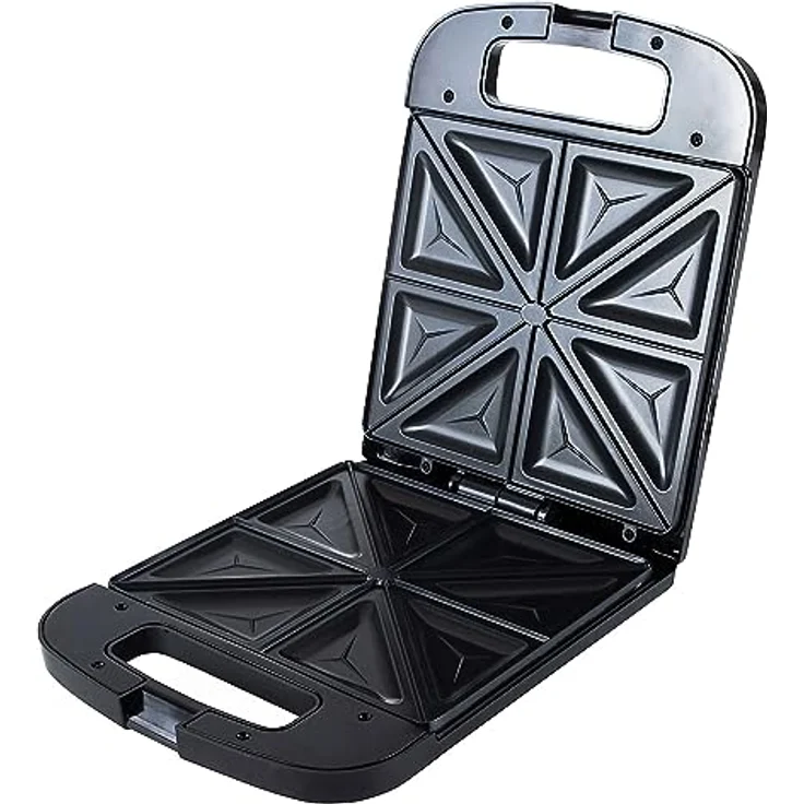 Adler AD 3055 XXL-Sandwich-Maker, 2000 Watt, 24 x 22 cm Grillfläche, für 4 Toast-Scheiben, antihaftbeschichtet, Kunststoff, schwarz – Bild 4
