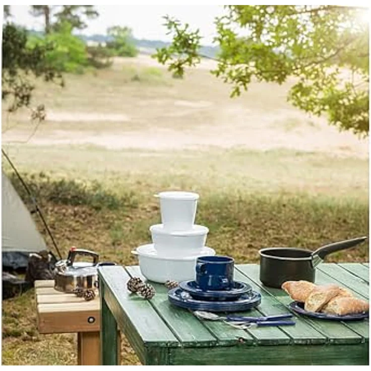 Mepal 2009661 Schüssel, 234 Weiß, Kratzfestes Melamin, spülmaschinenfest, stapelbar – Bild 2