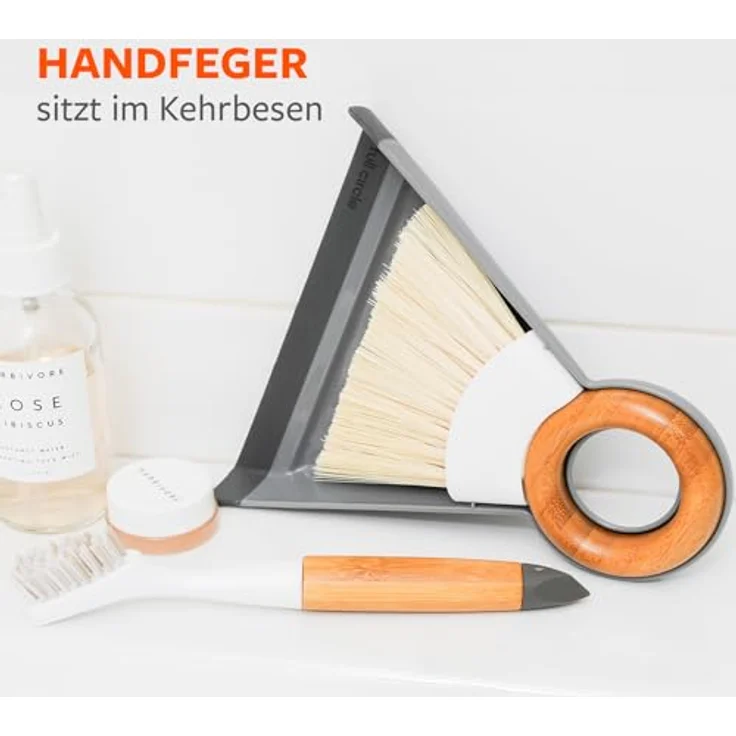 Full Circle fc14608 W Mini Handfeger und Kehrblech, Kunststoff, Mehrfarbig – Bild 4