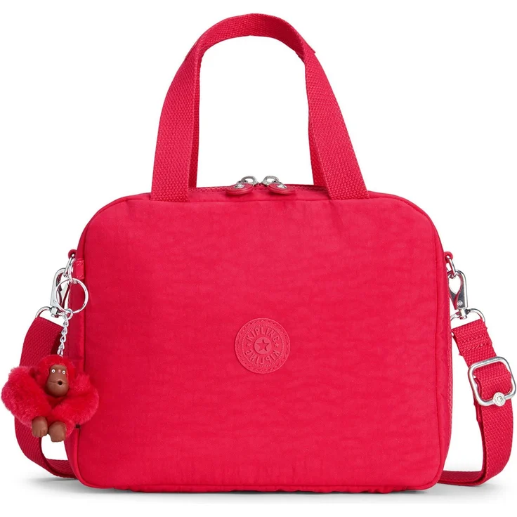 Kipling Miyo Brotdose 25 cm, Lunchbox mit isoliertem Hauptfach, abwischbar, Band zum Anbringen an Trolley – Bild 1