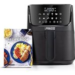 Princess Heißluftfritteuse mit 3,5 L – 70% weniger Energieverbrauch – 11 Programme – Inklusive Rezeptheft mit 30 Rezepten in deutsch – Aerofryer 182031