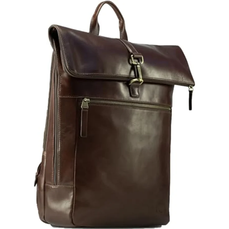 Jost Skagen Business-Rucksack aus Leder, 44 cm mit Laptopfach, braun – Bild 2