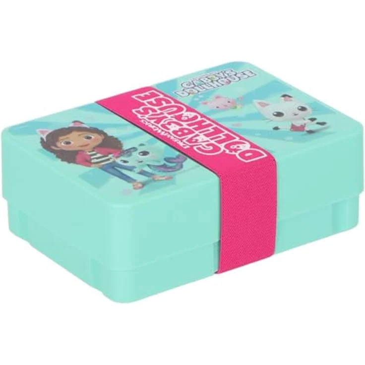 Gabby's Dollhouse Lunchbox vielseitige Brotbox für unterwegs, 18x13x5 cm, ideal für Kinder – Bild 2