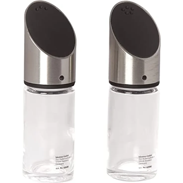 Blomus Pfefferset-63581 Salz- und Pfefferset, Glas, 12 x 4 cm – Bild 2