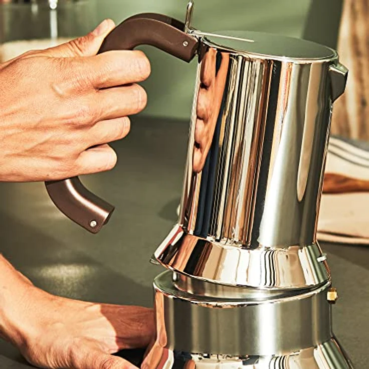 Alessi Espressomaschine aus Edelstahl – Bild 6