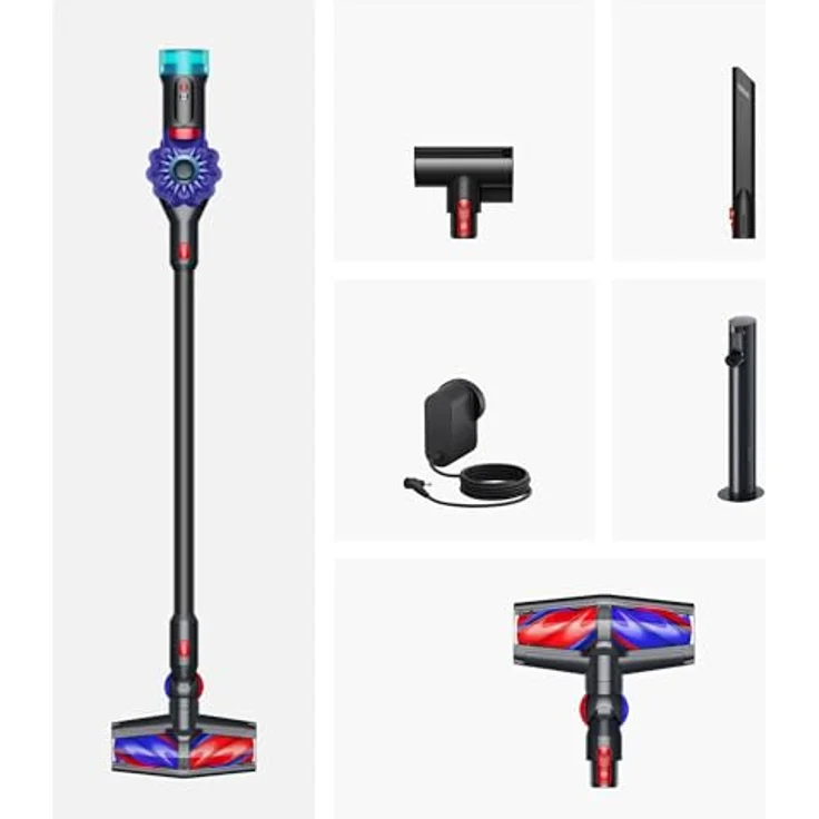 Dyson V10 Konical™, Akku-Hand-und Stielstaubsauger mit Auto-empty Dok™, Schwarz/Blau, 60 Minuten Laufzeit, HEPA-Filter – Bild 4