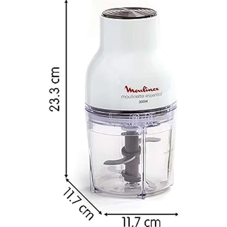 Moulinex DJ520 Moulinette Essential Universalzerkleinerer, 1 Geschwindigkeit, weiß – Bild 9