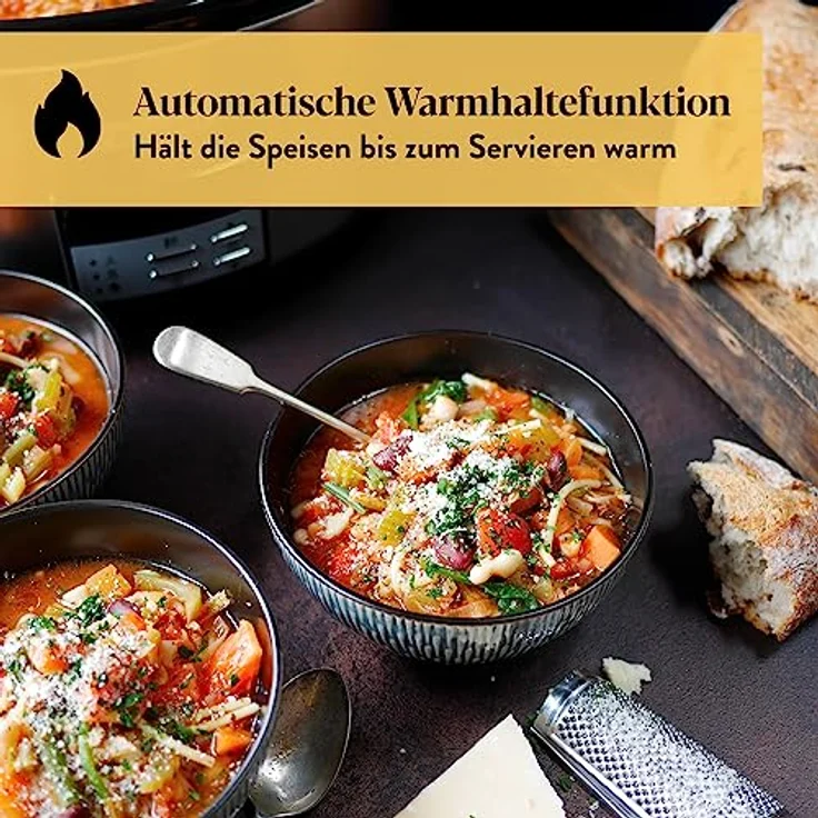 Crock-Pot Digitaler Schongarer CSC063X mit 7,5 L Fassungsvermögen – Bild 5