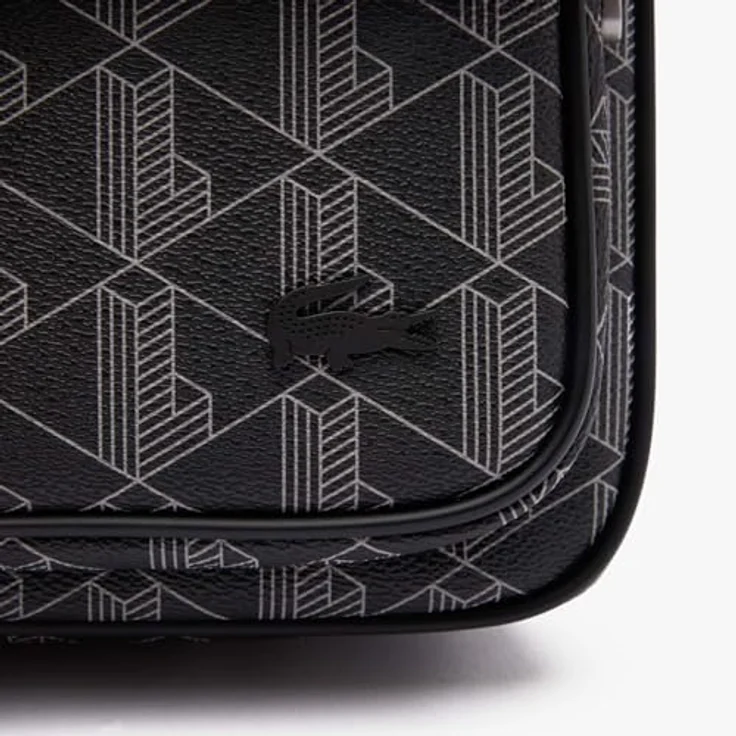 Lacoste Umhängetasche The Blend Messenger - Umhängetasche L 29 cm, Großes Hauptfach, Innenfach, Schlüsselanhänger - Schwarz – Bild 6