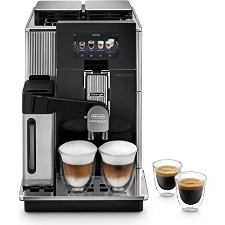 De’Longhi Maestosa EPAM 960.75.GLM Kaffeevollautomat , 2 cups, Silber/Schwarz – Bild 1