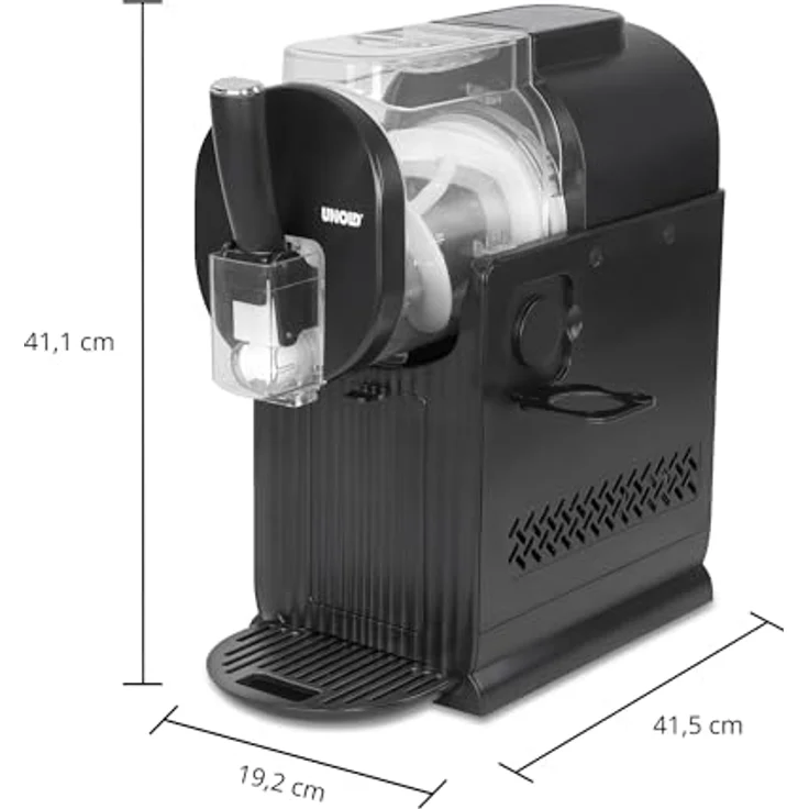 Unold Sofia 2in1 Slush- & Softeismaschine, 2L Kapazität, Kompressor mit 5 Programmen für Slushies, Softeis, Milchshakes und Cocktails, inklusive Reinigungsset – Bild 3