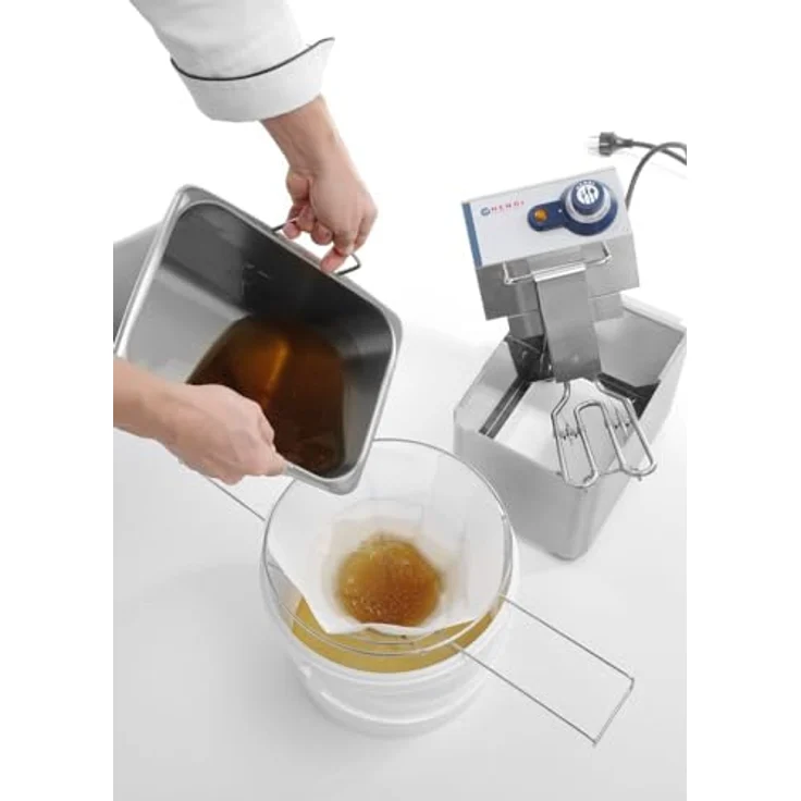 HENDI Fettfilter für Friteusen, Stückzahl: 50, Aus Viskose (syntetische Seide), 254x254mm – Bild 4