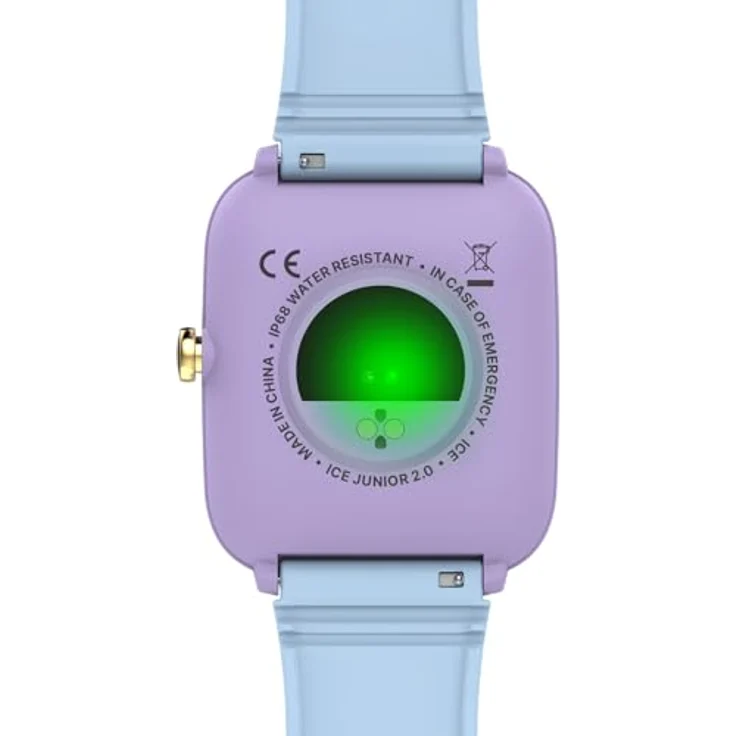 ICE-WATCH Ice smart junior 2.0 Purple Soft blue Connected Watch für Kinder mit blauem Silikonarmband - Kalenderfunktion, Bluetooth, Stoppuhr, Timer - 022801 (1,75 inch) – Bild 4