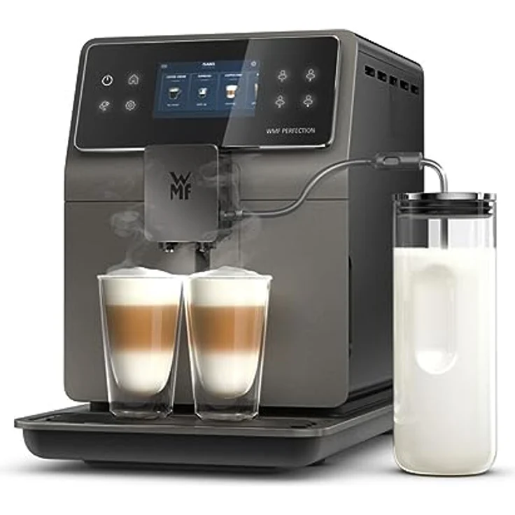 WMF Perfection 780L Kaffeevollautomat mit Milchsystem,18 Getränkespezialitäten, Double Thermoblock, Edelstahl-Mahlwerk, Nutzerprofil, 1l Milchbehälter – Bild 1