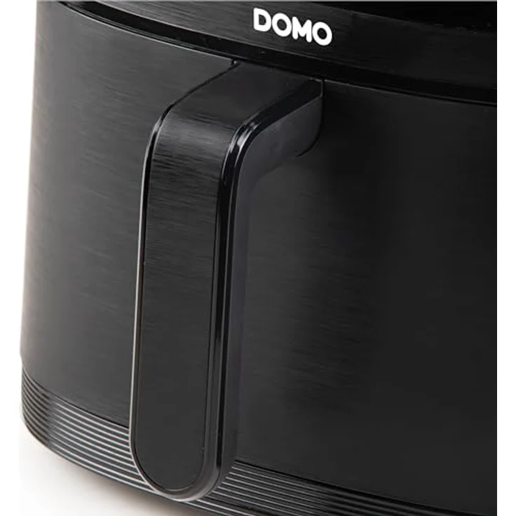 Domo DO539FR Heißluftfritteuse Deli-fryer mit Timer 6 L 1500 W, Schwarz - Bis zu 80% weniger Fett, 8 automatische Programme, antihaftbeschichtet – Bild 2