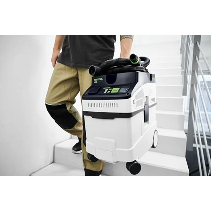 FESTOOL Absaugmobil CT 25-Set CLEANTEC, Nass-Trocken-Sauger mit 25 L Behältervolumen, 5-stufiger Saugkraftregelung und Antistatik-Funktion – Bild 5