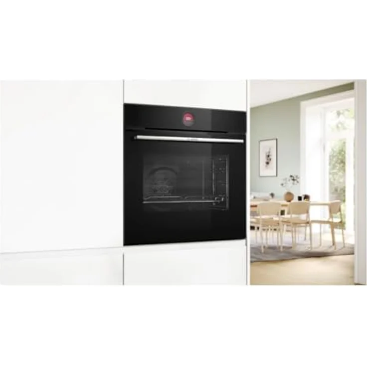 Bosch HBA7741B1 Einbaubackofen 71l, 60cm, A+, schwarz, Pyrolyse, TFT-Touchscreen, Home Connect, 14 Garmodi – Bild 5