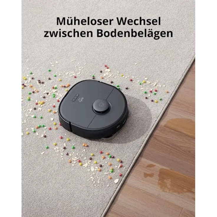 eufy Clean X9 Pro Staubsaugerroboter mit Wischmopp und Reinigungsstation, 5.500 Pa Saugkraft, 2 rotierende Wischmopps, Automatische Wischmopp Reinigung und Trocknung bei 40°, KI Hinderniserkennung – Bild 2