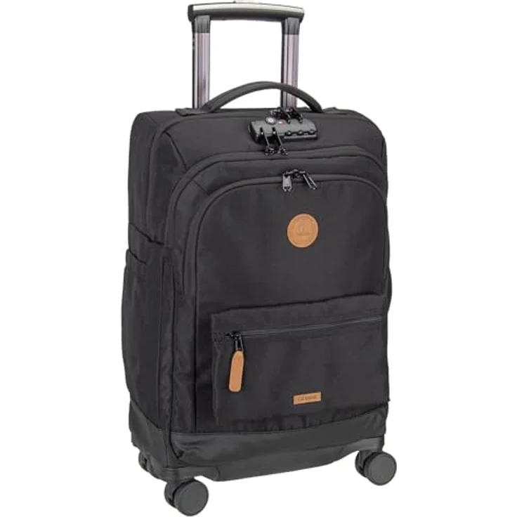 Cabaïa Trolley Soft Suitcase, 4 Rollen, Bordgepäck, A4-Unterlagen fassend, klein – Bild 1