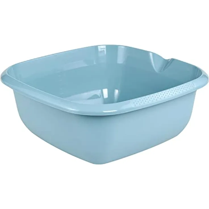 keeeper Universal-Schüssel mit Ausguss, Eckig, 13 l, 38 x 38 cm, Björk, Nordic Blue