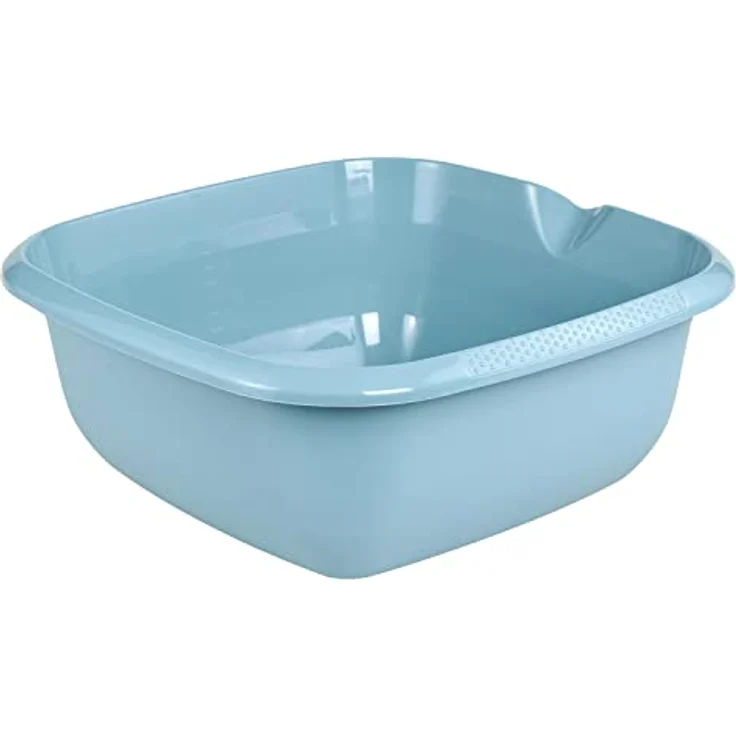 keeeper Universal-Schüssel mit Ausguss, Eckig, 13 l, 38 x 38 cm, Björk, Nordic Blue – Bild 1
