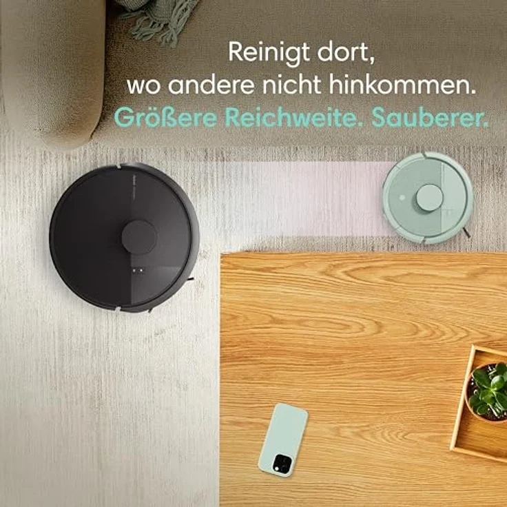 iRobot Roomba® Mini Saug- & Wischroboter mit AutoEmpty™ Dock, intensive Saugleistung, Minze – Bild 3