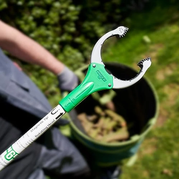 Unger NiftyNabber Trigger Allzweckgreifer 93 cm Müllzange mit Magnetspitze – Bild 4