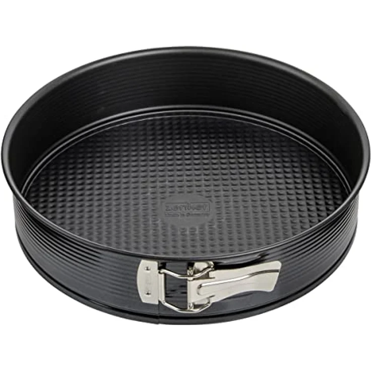 Zenker Springform Flach- und Rohrboden Ø 28 cm Backform mit 2 Böden, Profi-Kuchenformen-Set, mit hochwertiger Antihaftbeschichtung, einfaches Entformen für saftige Kuchen und Torten, Menge: 1 Stück – Bild 6