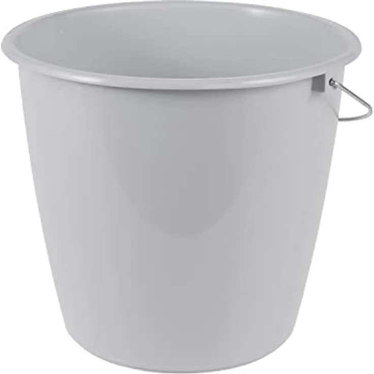 keeeper Eimer Erik mit Metallbügel, 5 l, Polypropylen, 24 x 24 x 20 cm, Nordic Grey – Bild 2