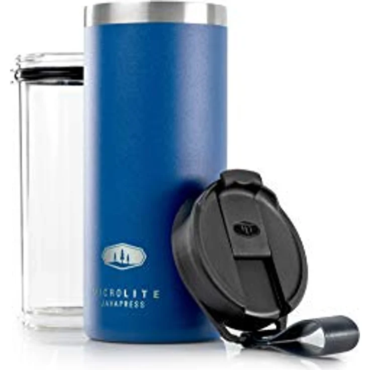 GSI Outdoors Glacier SS Commuter Javapress Thermoskanne, Blau, für Erwachsene – Bild 2