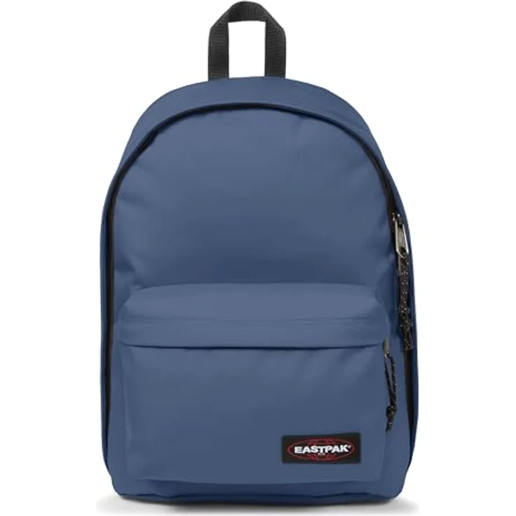 Eastpak OUT OF OFFICE, Freizeitrucksack mit Laptopfach, gepolsterten Schulterriemen, schwarzer Cityrucksack – Bild 1