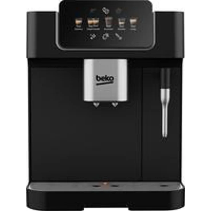 Beko CEG 7304 B, Vollautomatische Espresso- und Cappuccinomaschine, Kaffeevollautomat in Schwarz