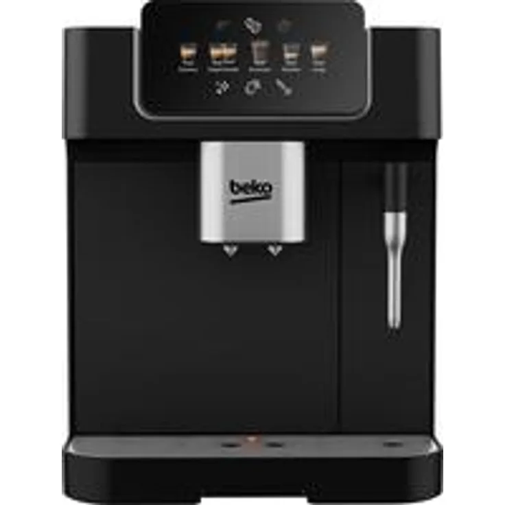 Beko CEG 7304 B, Vollautomatische Espresso- und Cappuccinomaschine, Kaffeevollautomat in Schwarz