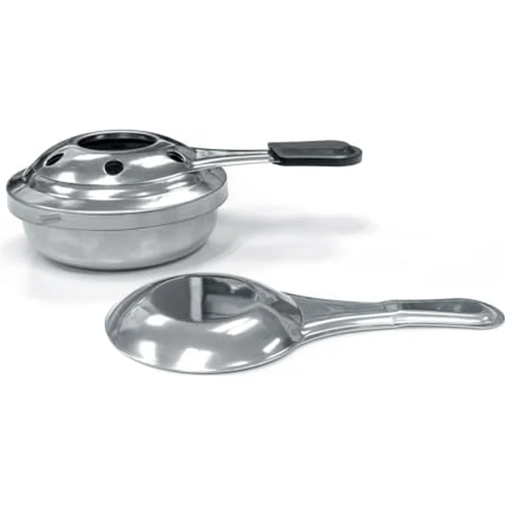 HENDI Fondue Brenner, für Brennpasten, Fondueanzünder, Pastenbrenner, geeignet für Fondue-Brenner Brennpaste, ø90mm, 2 Stück, Edelstahl – Bild 2